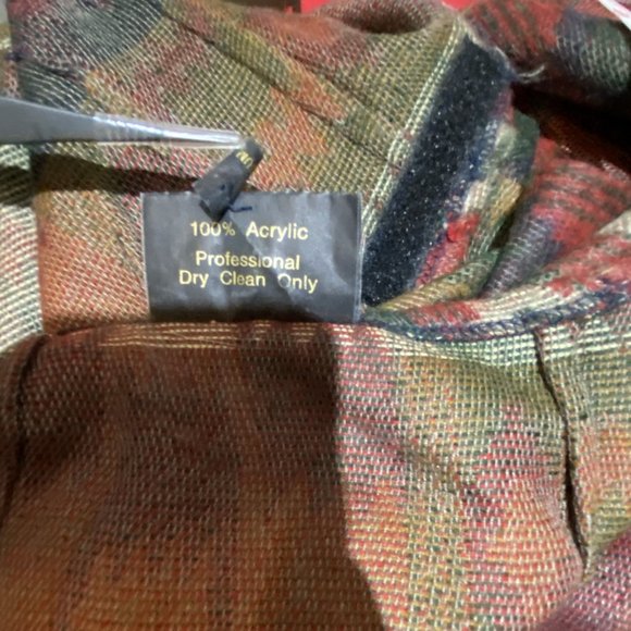 VINTAGE GABRIELLA -- Maxi Skirt, Southwest Print, Wrap Around, Velcro Closure - Picture 10 of 11